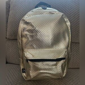 Gold Textured Metropack Backpack